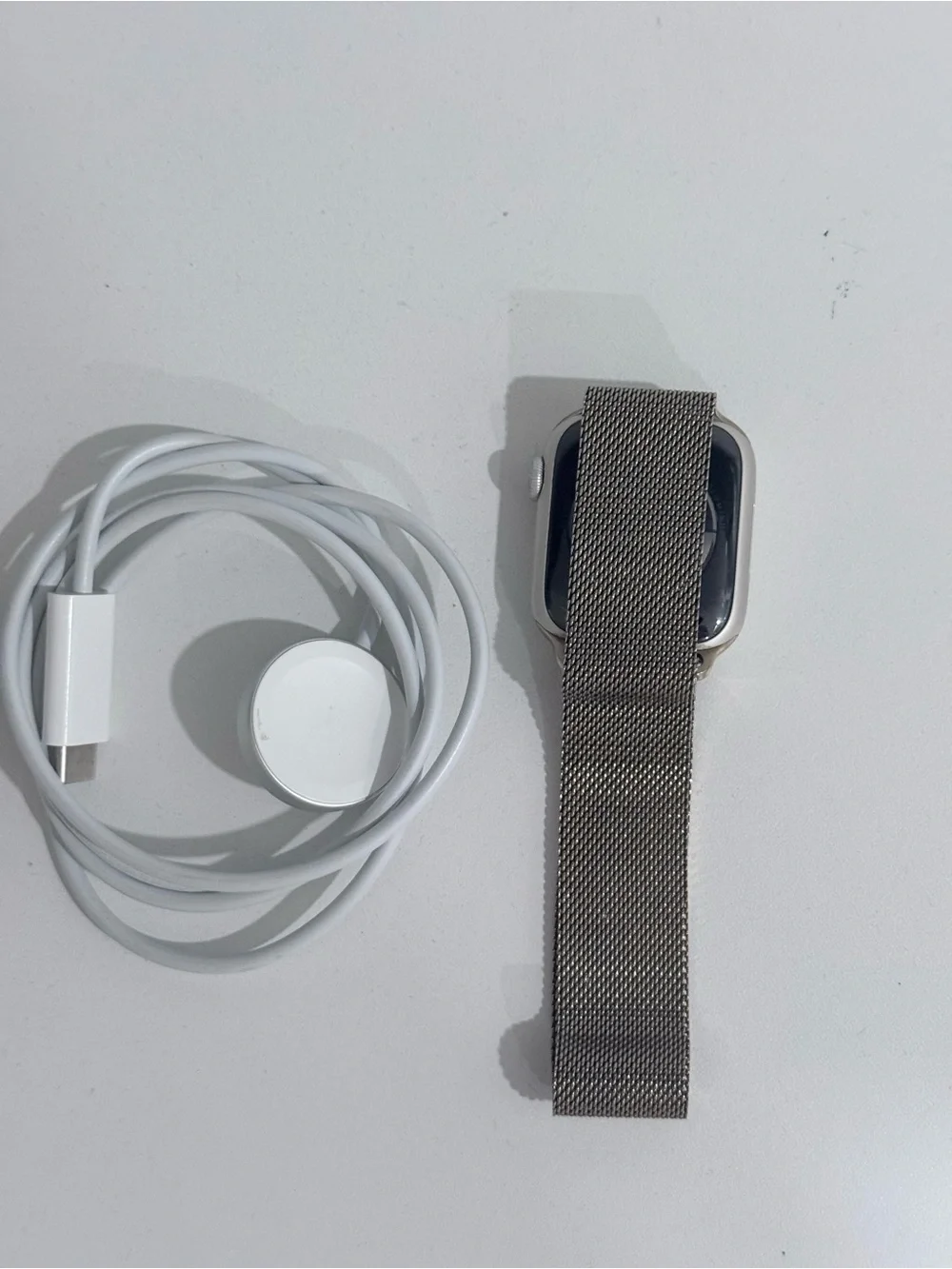 Apple Watch with Gold Aluminium Steel ceramic case